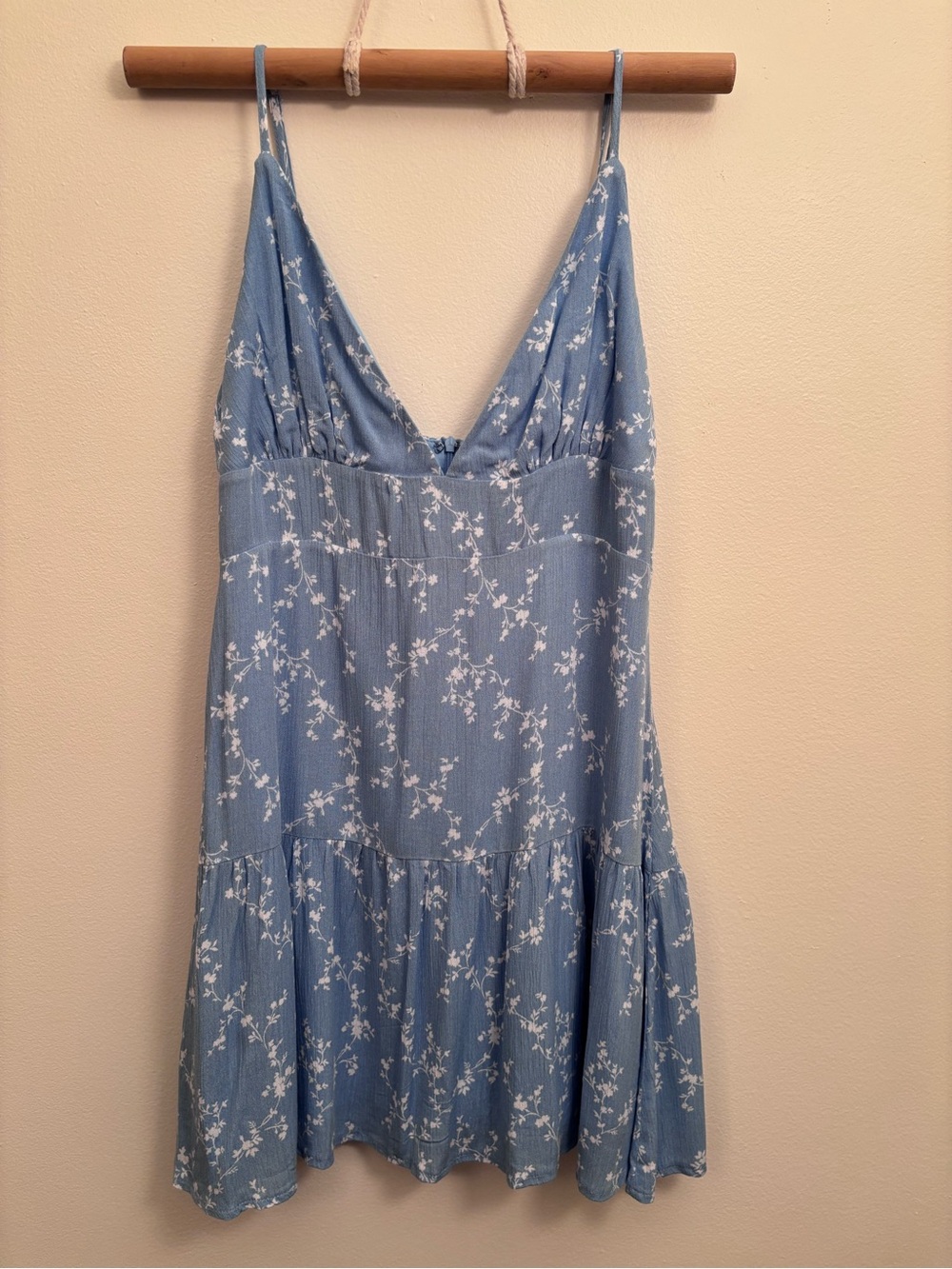 La Hearts Baby Blue Floral Dress